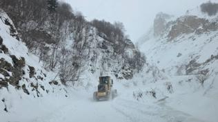 Artvin'de çığ meydana geldi