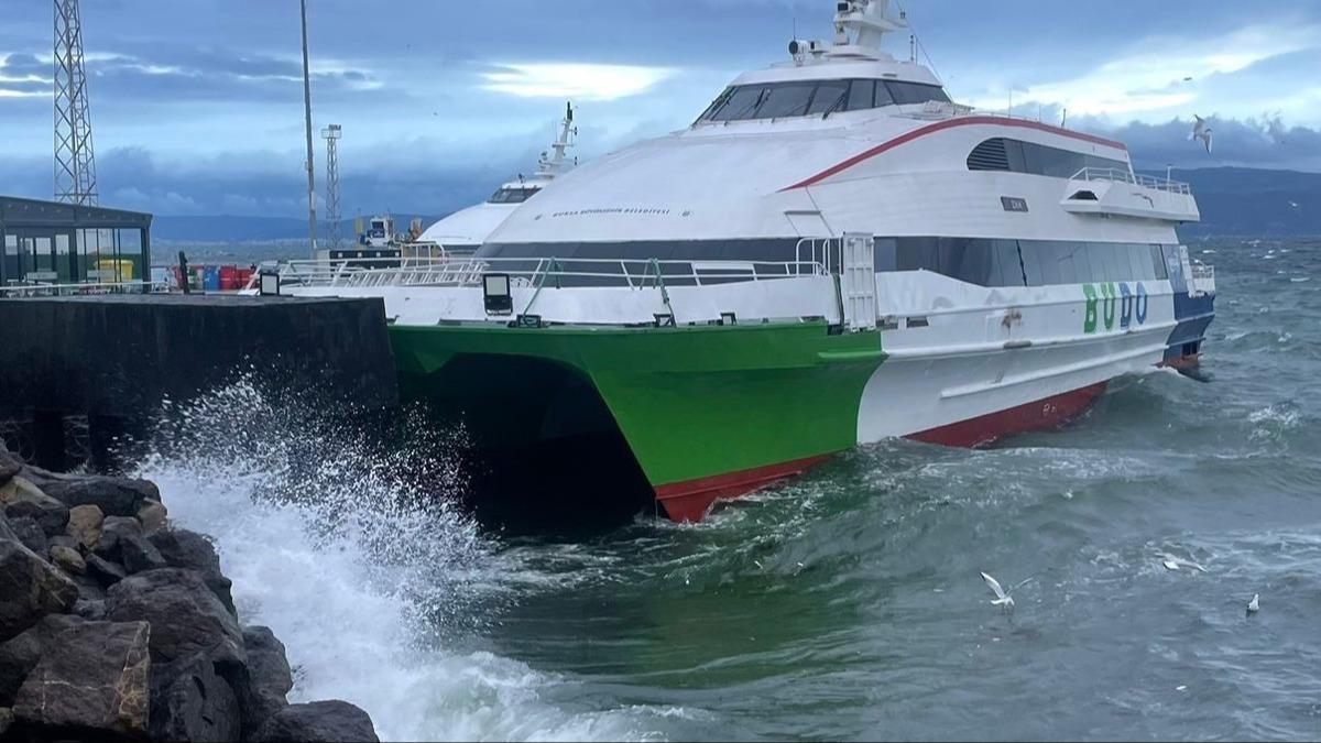 BUDO seferlerine olumsuz hava engeli! 1 Ocak'taki iki sefer iptal edildi