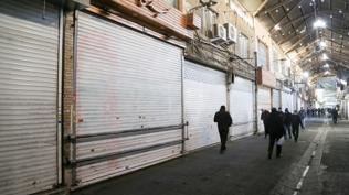 Kur krizi İran'da hayatı durdurdu: Tahran'da kepenkler indi