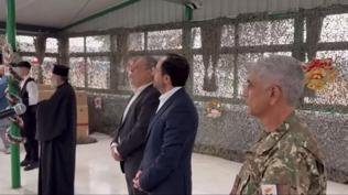 Rum lider Hristodulidis'ten provokatif marşa eşlik