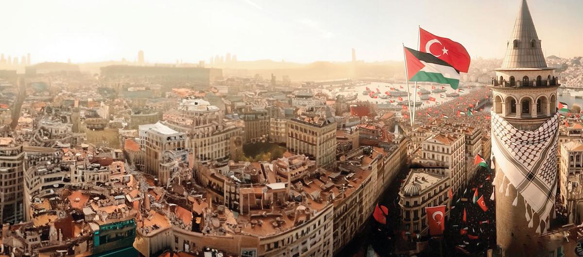 Sinmiyoruz, susmuyoruz, Filistin'i unutmuyoruz... Yar�n 08.30'da Galata'day�z