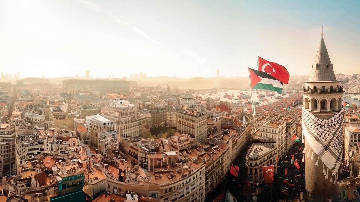 Sinmiyoruz, susmuyoruz, Filistin'i unutmuyoruz... Yar�n 08.30'da Galata'day�z