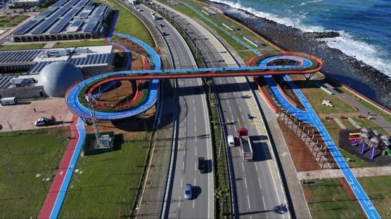 Trabzon'a doğa dostu köprü inşa edildi