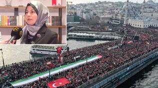 Yılmaz: Bu yürüyüş davamız için büyük bir imkan