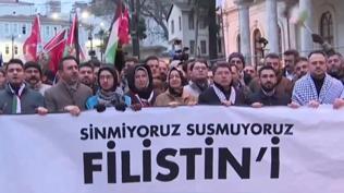 Bakanlardan Gazze y�r�y���ne destek