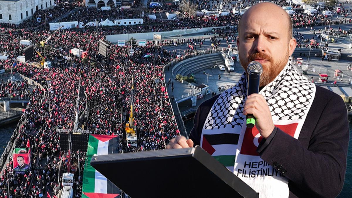 ��gal sona erinceye kadar m�cadeleye devam mesaj�! Bilal Erdo�an: Boykotu k���msemeyece�iz