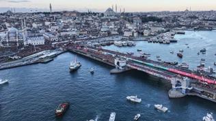 �stanbul'da b�y�k Gazze y�r�y���! Y�zbinler Galata K�pr�s�'nde bulu�tu