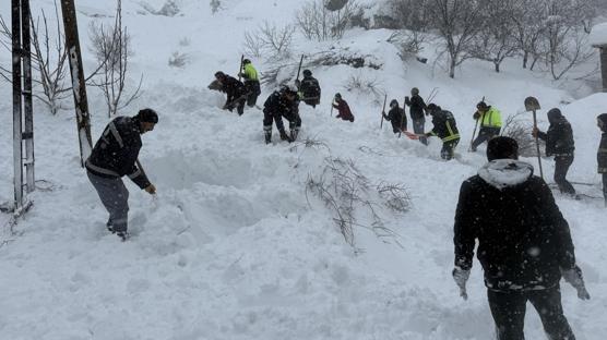 Van'da düşen çığın altından yaralı olarak kurtarılan kadın hastanede hayatını kaybetti