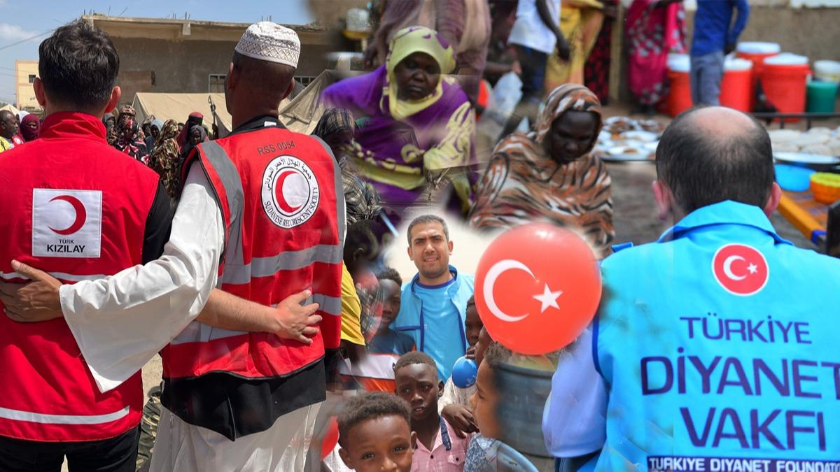 T�rk yard�m kurulu�lar�ndan Sudan'a umut eli! Binlerce ki�iye yard�m ula�t�r�ld�