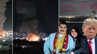 ABD'den Venezuela'ya saldırı! Trump, Maduro'nun ilk fotoğrafını paylaştı