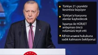 Cumhurbaşkanı Erdoğan rakam verdi: Cumhuriyet tarihinin ihracat rekoru kırıldı