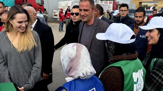 Gazze i�in k�resel �a�r�� Angelina Jolie Refah'ta!