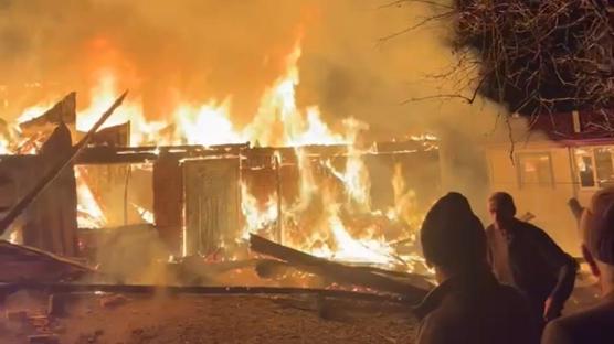 Samsun'da gece yar�s� korku dolu anlar