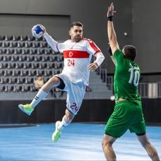 A Milli Erkek Hentbol Tak�m�, Suudi Arabistan'� yendi