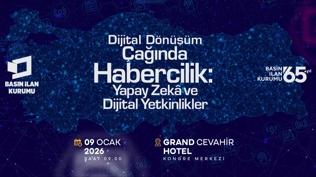 'Dijital Dönüşüm Çağında Habercilik: Yapay Zekâ ve Dijital Yetkinlikler' paneli İstanbul'da gerçekleştirilecek