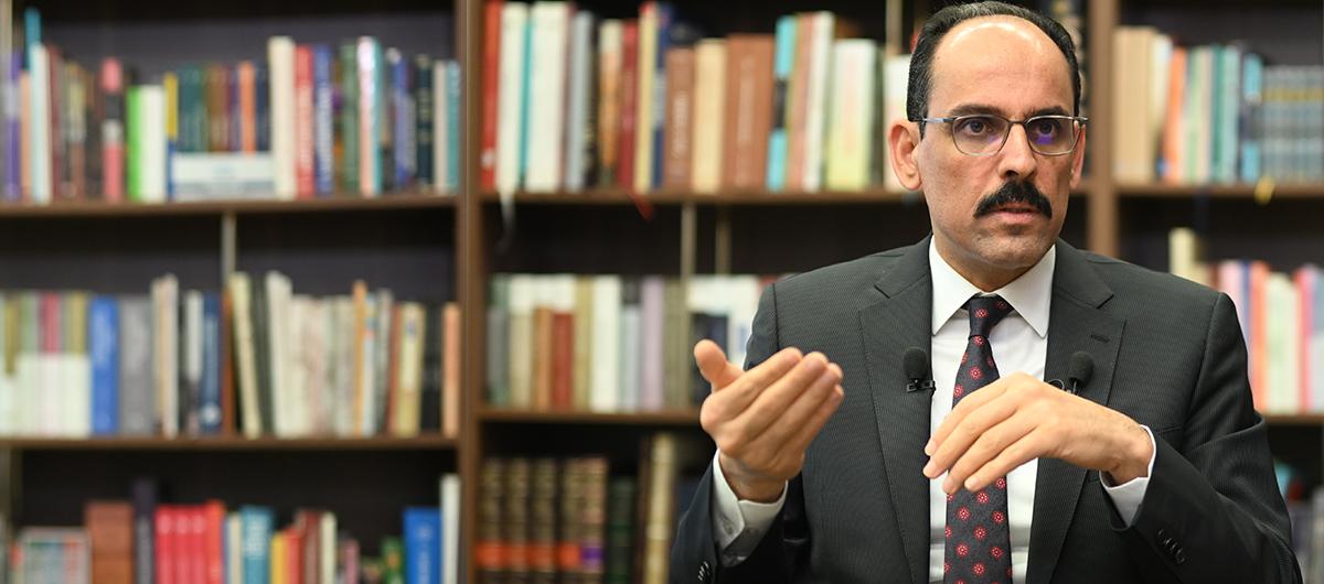 M�T Ba�kan� Kal�n'dan 'ter�rle m�cadele' mesaj�: T�rkiye kendi eksenini tesis ediyor