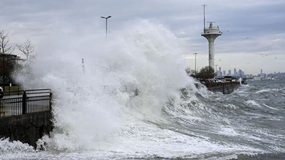 İstanbul ve çevresi için fırtına uyarısı