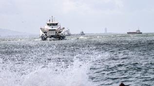 �iddetli r�zgar vapur seferlerini aksatt�