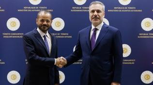 Bakan Fidan, Ummanlı mevkidaşı Busaidi ile bir araya geldi