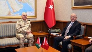 Bakan Güler, Ürdün Genelkurmay Başkanı Tümgeneral Hnaity ile görüştü