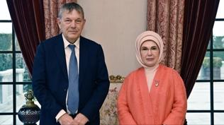 Emine Erdo�an, UNRWA Genel Komiseri Lazzarini ile g�r��t�