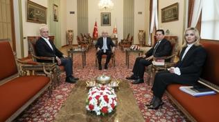 TBMM Ba�kan� Kurtulmu�, Ahmet �zer'i kabul etti