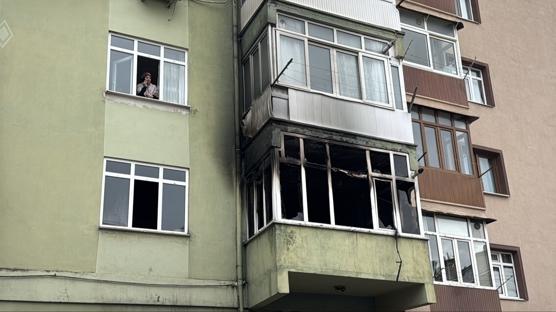 5 katl� apartmanda yang�n: K�sa s�rede alevlere teslim oldu