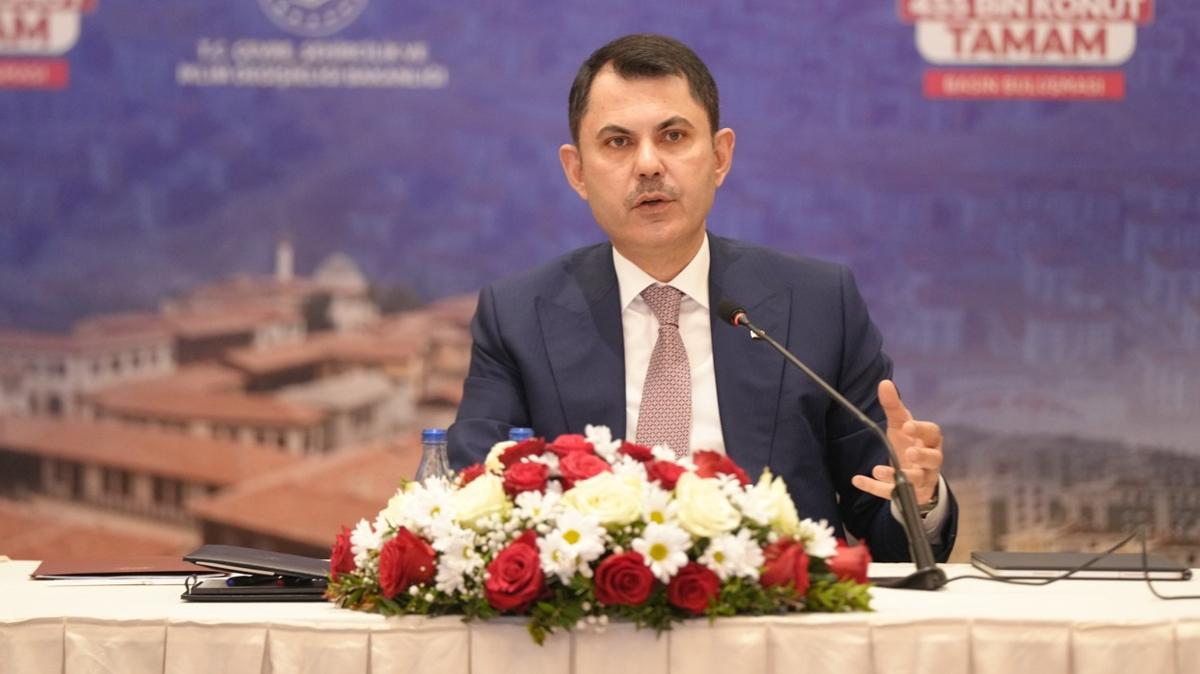 Bakan Kurum'dan asrın inşası vurgusu... '11 ilimiz Anka kuşu misali küllerinden doğdu'