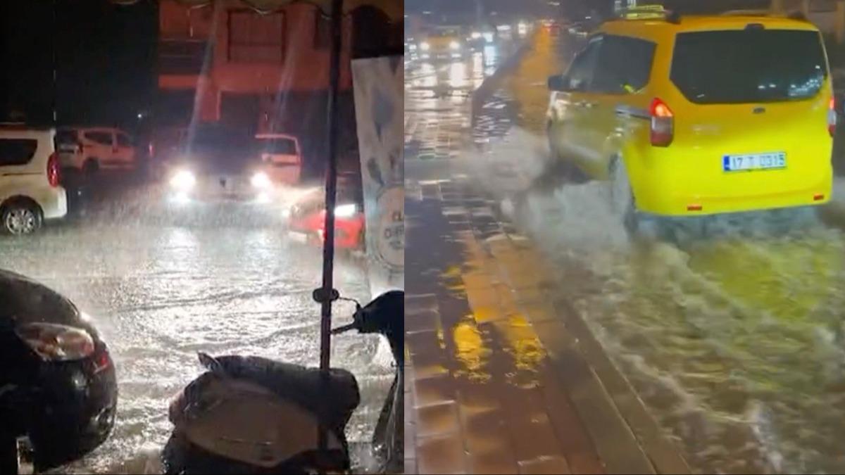 �anakkale'de �iddetli sa�anak hayat� fel� etti: Kent merkezi g�le d�nd�