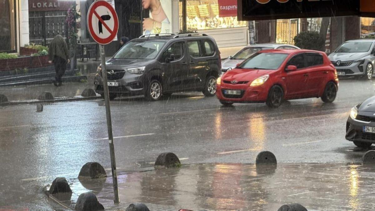 Meteoroloji uyarm��t�: �stanbul'da ya��� ba�lad�