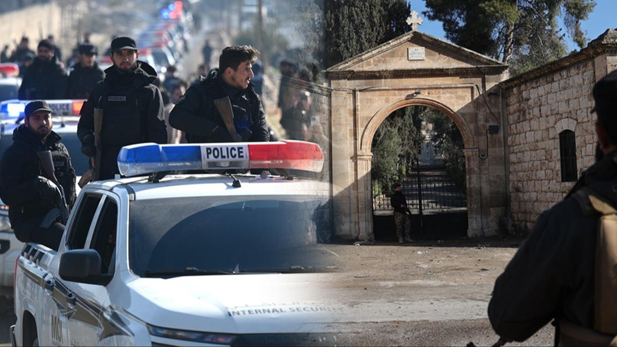 Suriye ordusu Halep'in tamam�n� YPG'den kurtard�! Kilise mezarl���n� karargah yapm��lar