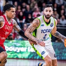 TOFA�, Cholet Basket deplasman�nda kaybetti