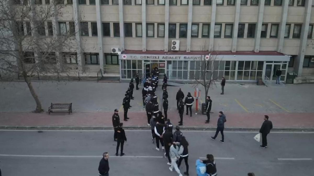 Denizli'de su� �rg�t�ne bir darbe daha! �kinci dalga operasyon: 12 tutuklama
