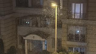 �stanbul'da kar ya���� ba�lad�