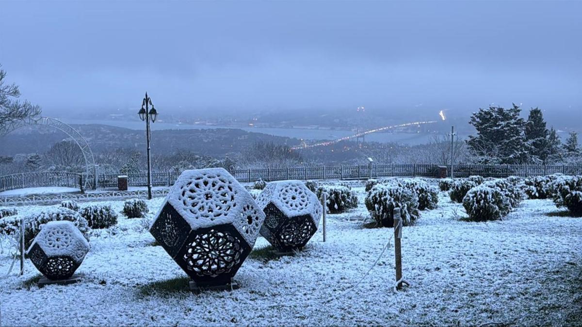 �stanbul'da kar ya���� ba�lad�