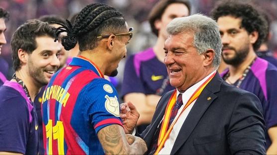 Laporta: Muhteşem futbol oynayan takımımız var