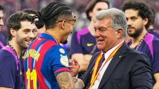 Laporta: Muhteşem futbol oynayan takımımız var