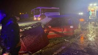 Samsun'da zincirleme kaza... 4 ara� birbirine girdi