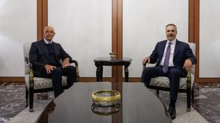 Bakan Fidan, ABD'nin Ankara B�y�kel�isi ve Suriye �zel Temsilcisi Barrack'� kabul etti