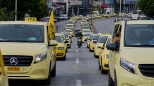 Kom�uda taksiciler grev karar� ald�