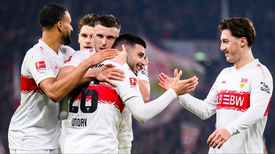 Stuttgart, gol d�ellosunda Frankfurt'u ma�lup etti