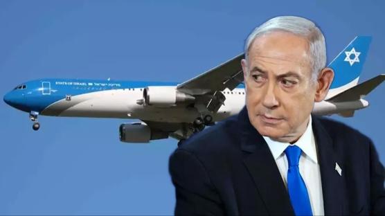 Netanyahu'nun u�a�� �srail d���na ka��r�ld�
