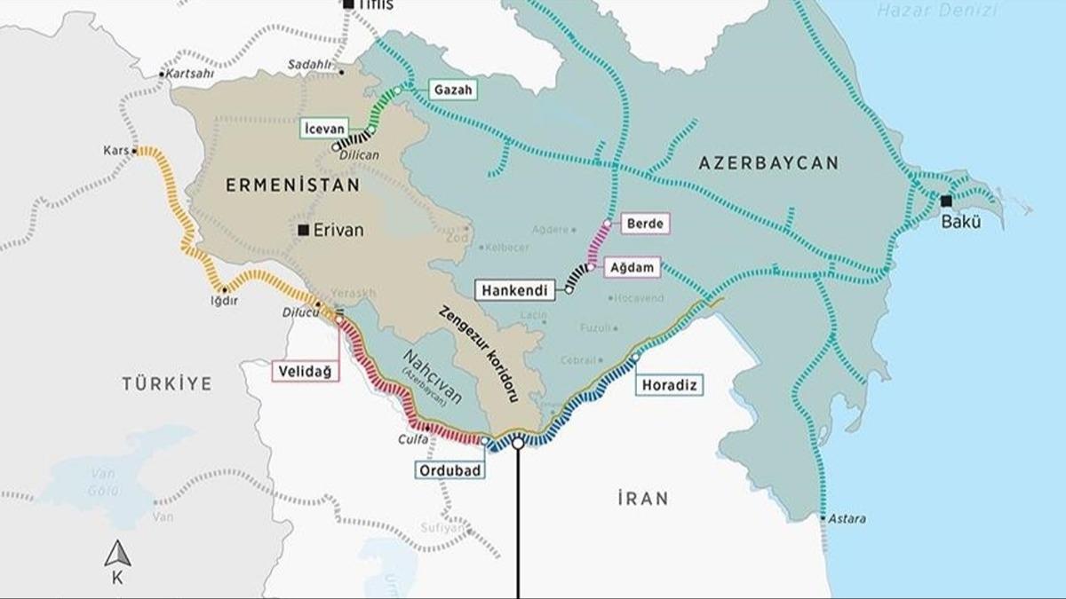Azerbaycan'dan Zengezur Koridoru mesaj�: Stratejik �nem ta��yor