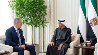 Bakan Fidan, BAE Devlet Ba�kan� �eyh Muhammed bin Zayid ile g�r��t�