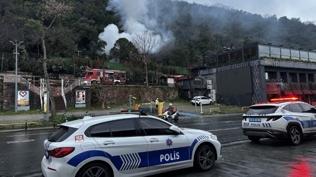 Be�ikta�'ta restoranda korkutan yang�n