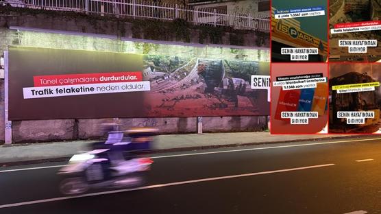 AK Parti pankartlara ta��d�: Senin hayat�ndan gidiyor