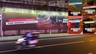 AK Parti pankartlara taşıdı: Senin hayatından gidiyor