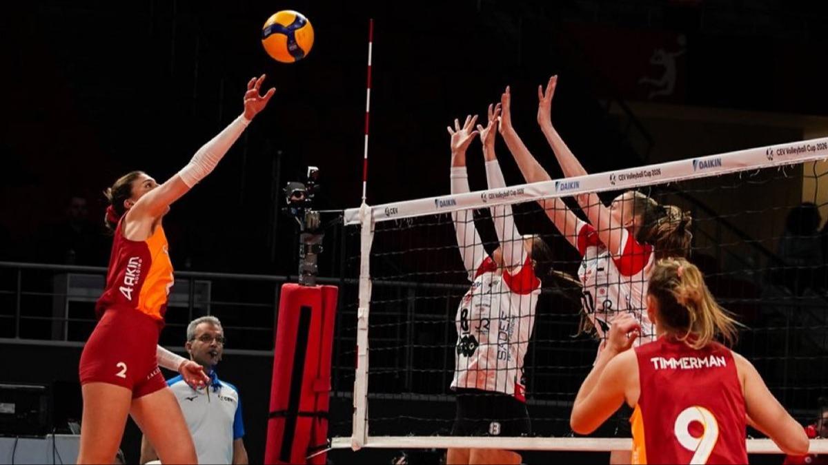 Galatasaray Daikin, Avrupa'da play-off biletini ald�
