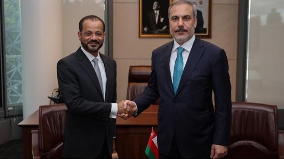 B�lgesel krizler masada: Bakan Fidan, Ummanl� mevkida�� Busaidi ile g�r��t�