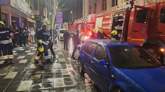 Bolu'da korkutan yang�n: 2 ki�iye acil m�dahale